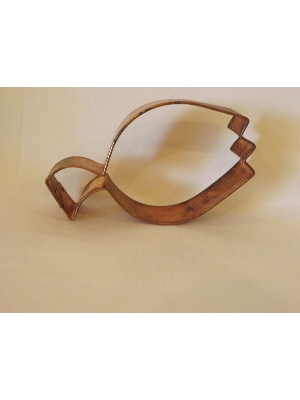 Copper Cookie Cutter Tulip Large Heavy Duty Flower 5" Tall Riveted Seam